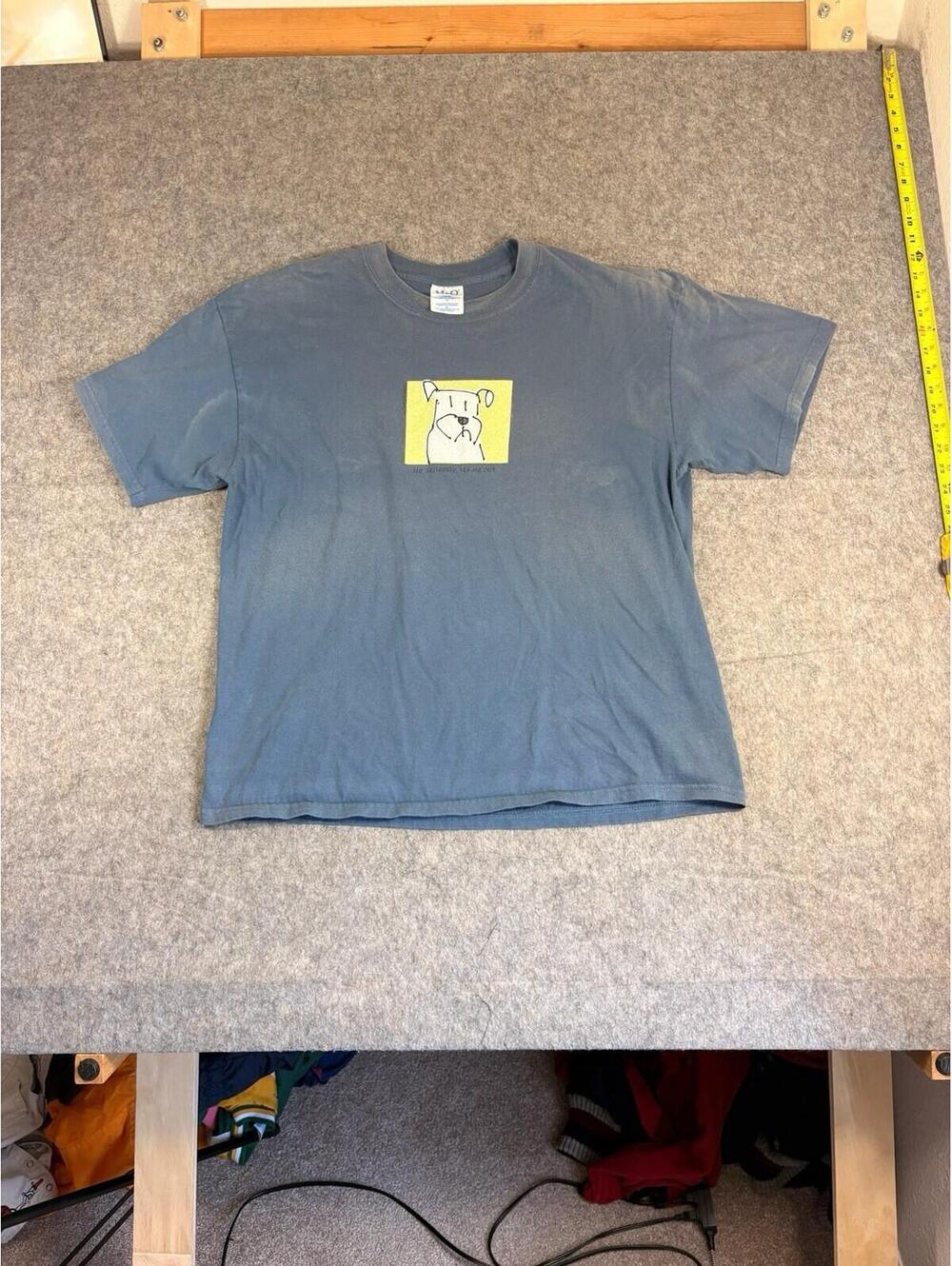 Vintage 90s Cool People Dog T Shirt Size XL